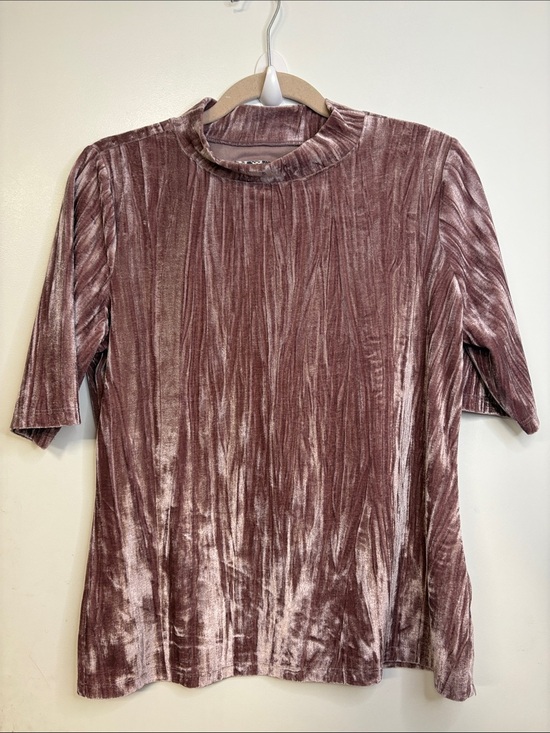Pilcro Tops - PILCRO VELVETEEN MOCK-NECK TOP!